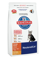 Hill's Science Plan Neutered Cat Young Adult chicken