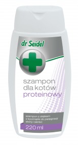 szampon proteinowy dla kotów dr Seidel