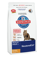 Hill's Science Plan Mature Adult7+ Neutered Cat chicken