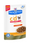 Hill's Prescription Diet Feline c/d urinary stress kurczak 85g