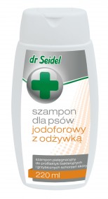 szampon dla psów jodoforowy z odżywką dr Seidel